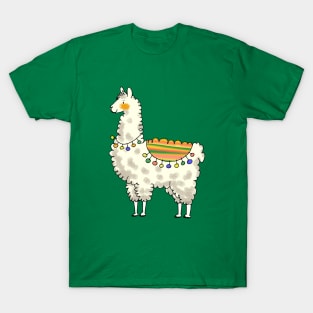 sweet llama cartoon T-Shirt